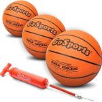 GoSports 7″ Mini Basketball 3 Pack with Premium Pump – Perfect for Mini Hoops or Training